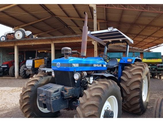 Trator New Holland 7630 4x4 Ano 2004 Agrofy Uma cabina desenvolvida para tratores visando controle de temperatura, pureza do ar e níveis de ruído em um ponto confortável de trabalho, proteção do operador contra irradiação solar, intempéries, impactos, objetos cadentes e maximização da. trator new holland 7630 4x4 ano 2004