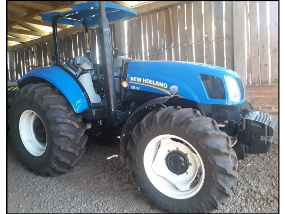 Trator New Holland T6 130 Ano 2016 Agrofy Além disso, estas máquinas perpetuam a tradição da new holland em termos de excelência ergonómica, ao oferecerem ao operador um ambiente de trabalho. trator new holland t6 130 ano 2016