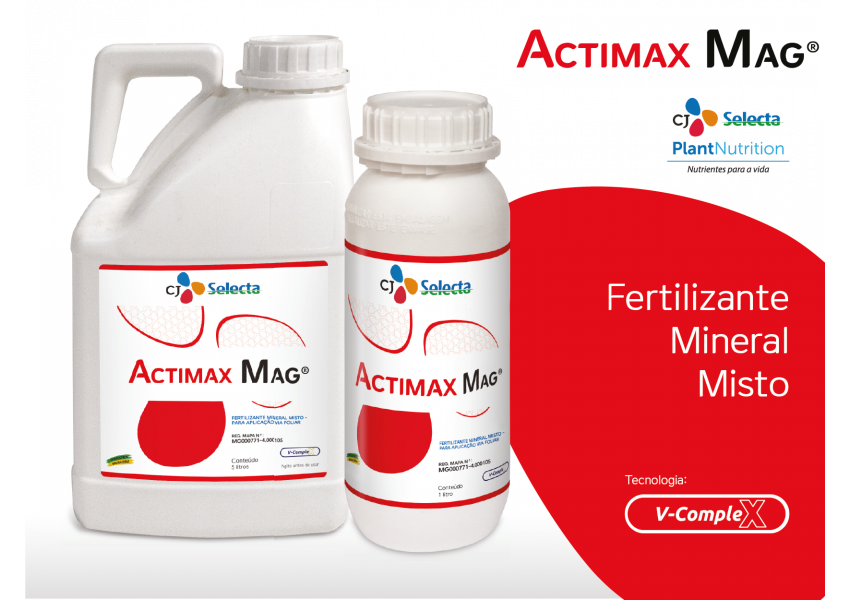 Fertilizante Foliar Actimax Mag Cj Selecta Agrofy 