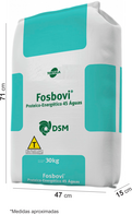 Suplemento para Bovinos de Corte a Pasto - Fosbovi® Proteico-Energético 45 Águas - Tortuga®