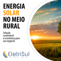 A Energia Solar No Agro