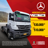 Caminhão Mercedes-Benz - Axor 3344S - Oferta