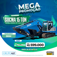 Escavadeira Elétrica 15T Socma Hne150C-Ep Com Cabo