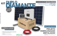 Kit Duplo Energia Solar Intelbrás Diamante - Fotovoltaico