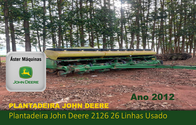 Plantadeira John Deere Pl 2126 26 Linhas Ano 2012