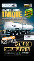 Semirreboque Tanque 50.000L 24/25 Aizi 4Eixos 17 Pneus