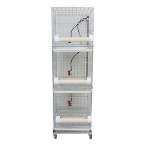 Bateria de 3 Gaiolas para Galinha