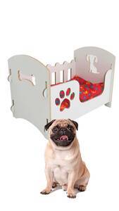 Berço cama pet de luxo para cachorro Cães - Pequeno-