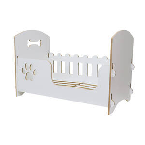 Berço cama pet de luxo para cachorro cães - Médio sem colchão