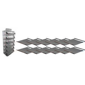 Kit com 12 bandejas - Bateria de 12 gaiolas para codorna
