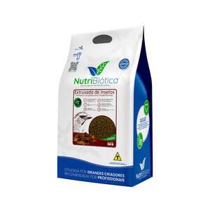 Ração Nutribiótica BUGS Extrusada de Insetos JOVEM - 5KG