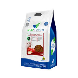 Ração Nutribiotica NATURE Papa de Lóris - 5KG
