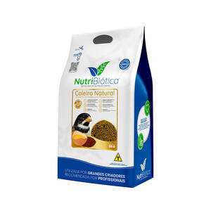 Ração Nutribiotica SUPER PREMIUM Coleiro Natural - 5KG