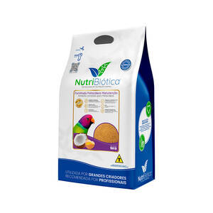 Ração Nutribiotica SUPER PREMIUM Farinhada Psitacídeos Manutenção - 5KG