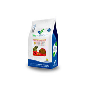 Ração Nutribiotica SUPER PREMIUM Trinca Ferro Natural com Frutas e Pimenta - 300G
