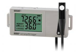 Registrador de dados com sonda externa de Temp / UR HOBO