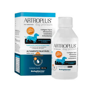 Suplemento Nutricional ARTROPLUS DOG PREMIUM Sabor Carne - 90ml - Botupharma