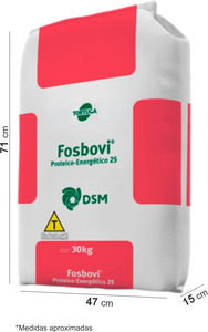 Suplemento Sal Mineral Para Bovinos De Corte A Pasto - Fosbovi® Proteico Energético 25