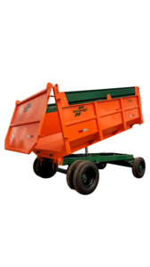 Caçamba 7 Ton C/ Sobre Guarda Carreta Basculante