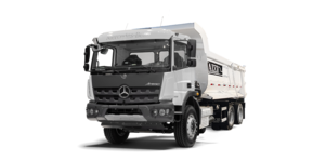 Caminhão Mb Atego 3133 6X4 24/25 Caçamba Meia Cana 14M