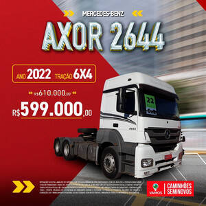 Caminhão Mercedes-Benz - Axor 2644 Ls - 2022