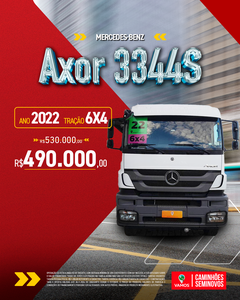 Caminhão Mercedes-Benz - Axor 3344S - 2022