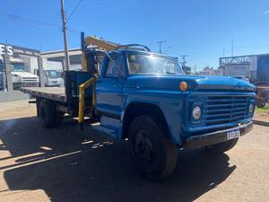 CAMINHÃO MUNCK M-640/18 FORD F-11000 ANO 1981 MECANISMO OPERACIONAL