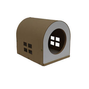 Casa Toca Oval Chinchila Mini Coelho Porquinho Da Índia