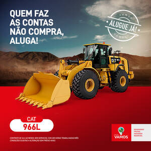 Alugue Pá Carregadeira Caterpillar Cat 966L