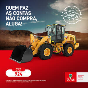 Alugue Pá Carregadeira Caterpillar Cat 924