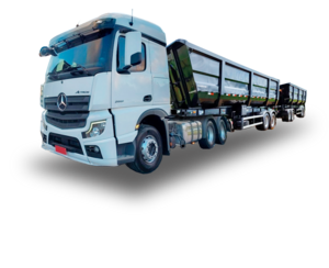 Cavalo Mb Actros 2651 Ls 6X4 23/23 Rodotrem Basculante