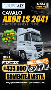 Cavalo Mb Axor Ls 2041 4X2 21/22