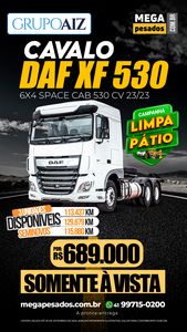 Cavalo Mecânico Daf Xf 530 Space Cab Seminovo