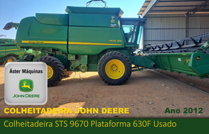 Colheitadeira John Deere Sts 9670 E Plataforma 630F