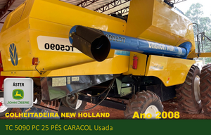Colheitadeira New Holland Tc 5090 Pc 25 Pés Caracol