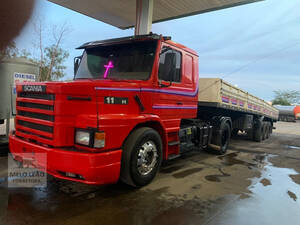 Conj Scania T113H 4X2 Carreta P/container 1992 7420296