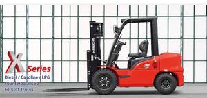 Empilhadeira a GLP Hangcha CPQD25-XRW22 — 2,5t | Triplex 6m | 3 Vias