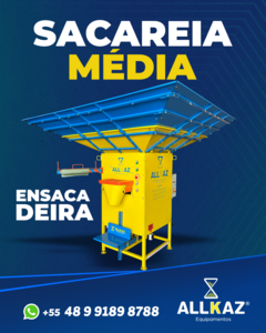 Ensacadora Sacareia Média - Ensaca De 2 A 40Kg