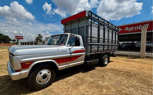 Ford F4000 Ano 91/92 Com 35.459 Km Com Boiadeira