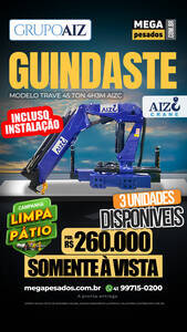 Guindaste Modelo Trave 45 Ton 4H3M Aicz