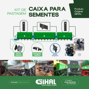 Kit Pastagem - Caixa Para Sementes Miúdas Gihal
