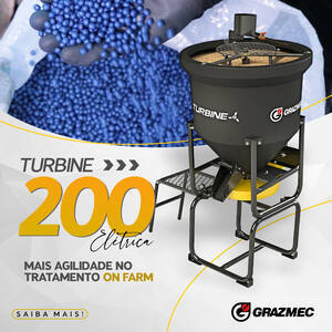 Máquina Tratamento De Sementes Turbine 200 Elétrica