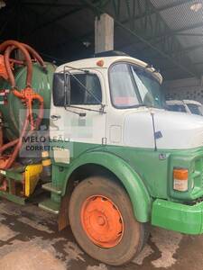 mb l-1516 truck ano 1985 limpa fossa tanque 13.000 litros