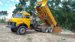 Mb L 1519 Truck 1981 Caçamba 10M 3Ex Escelente 7428553