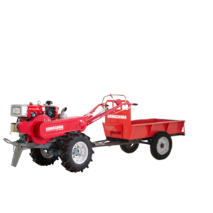Micro Trator Kawashima 18Hp E Carreta Para 1000 Kg