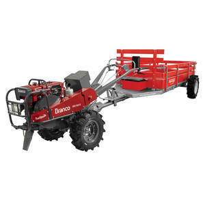Microtrator Branco Btd 18.0Hp Com Carreta De 1.500 Kg