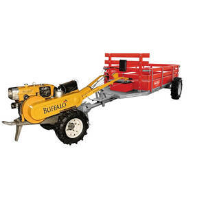 Microtrator Buffalo Bfde 18Hp E Carreta Fixa De 1500Kg
