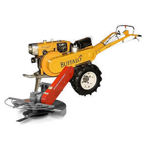 Microtrator Buffalo Bfde180 De 18Hp E Roçadeira Frontal