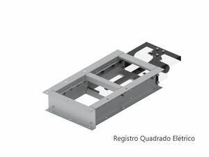 Registro Quadrado Elétrico para Grãos - Tromink