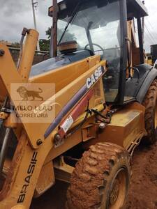 retroescavadeira case 580m 4x4 ano 2007 cabine aberta